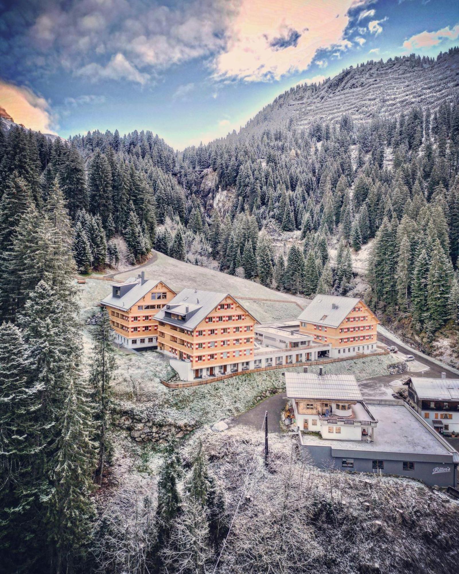 Aparthotel Berghaus Schröcken Exterior foto
